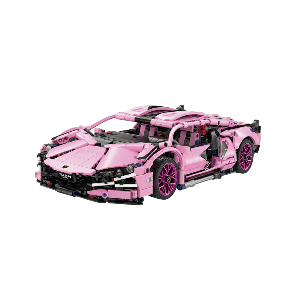 LuDi Race Car Set de Construcție - Neon Dream Racer 23692 - 1280 piese - 1:12
